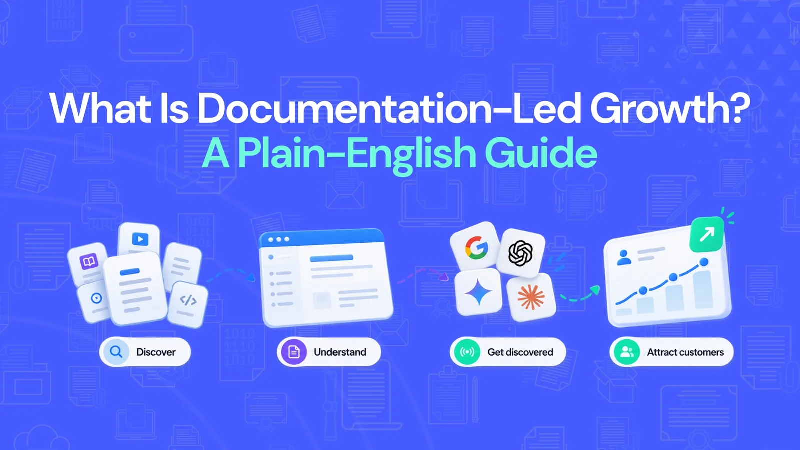 Documentation-led growth explained: turning existing software documentation into an organic customer acquisition channel through Google and AI search.